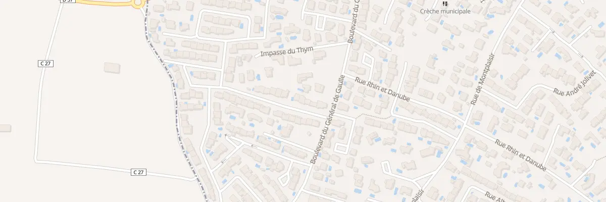 Plan du 52 Rue des Tilleuls à Sérignan