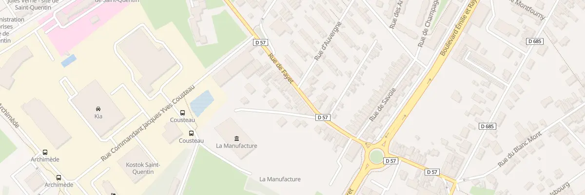 Plan du 197 Rue de Fayet à Saint-Quentin