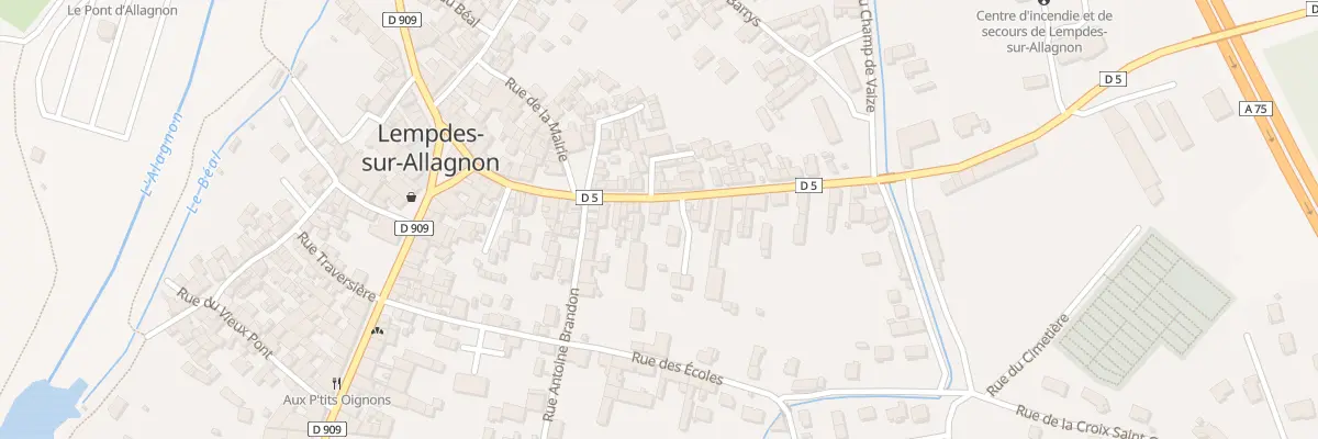 Plan du 54 Rue de la République à Lempdes-sur-Allagnon