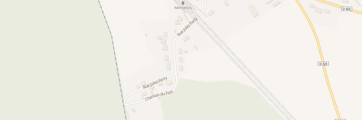 Plan du 16 Rue Jules Ferry à Mennessis