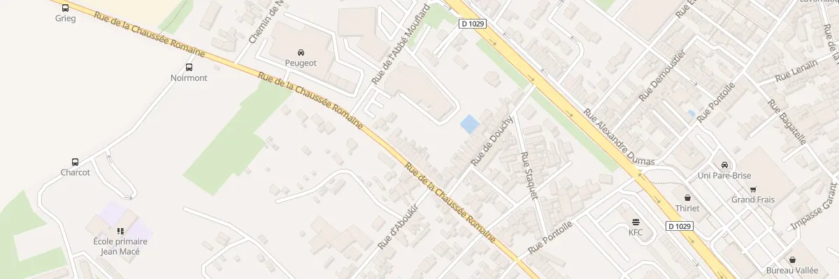 Plan du 56 Rue de la Chaussée Romaine à Saint-Quentin