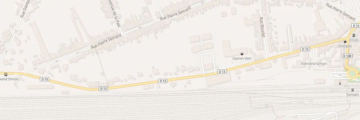 Plan du 90 Rue Edmond Simon à Somain
