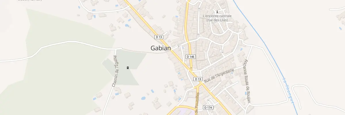 Plan du 7 Av de Faugères à Gabian