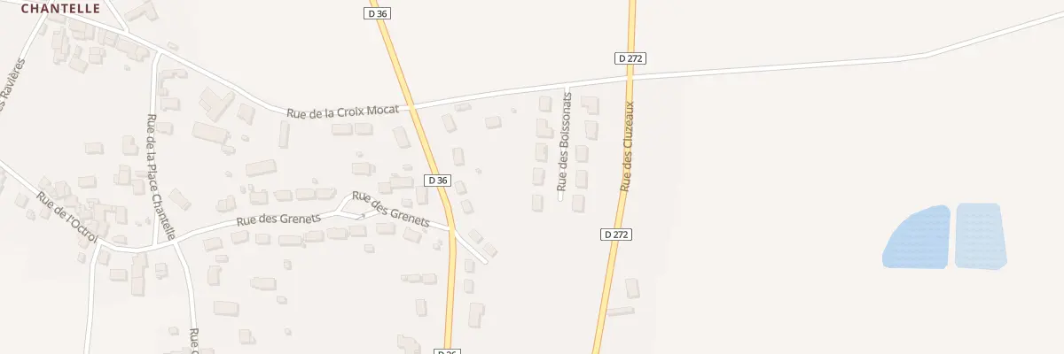 Plan du 8 Rue des Boissonats à Biozat