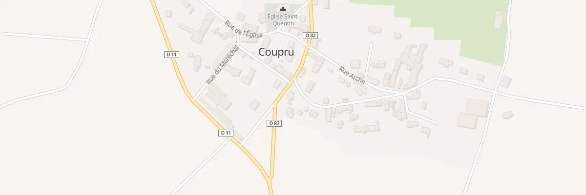 Plan du 4 Rue Principale à Coupru