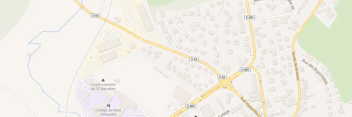 Plan du 7 Rte de Sarroul à Saint-Chély-d’Apcher