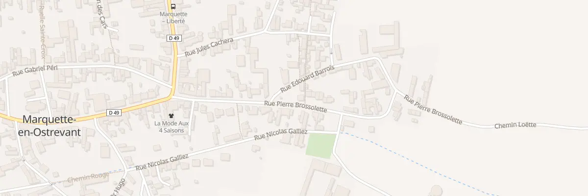 Plan du 28 Rue Pierre Brossolette à Marquette-en-Ostrevant