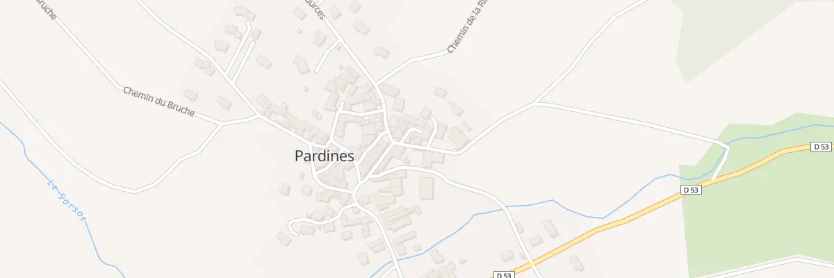 Plan du 3 Imp du Puits à Pignols