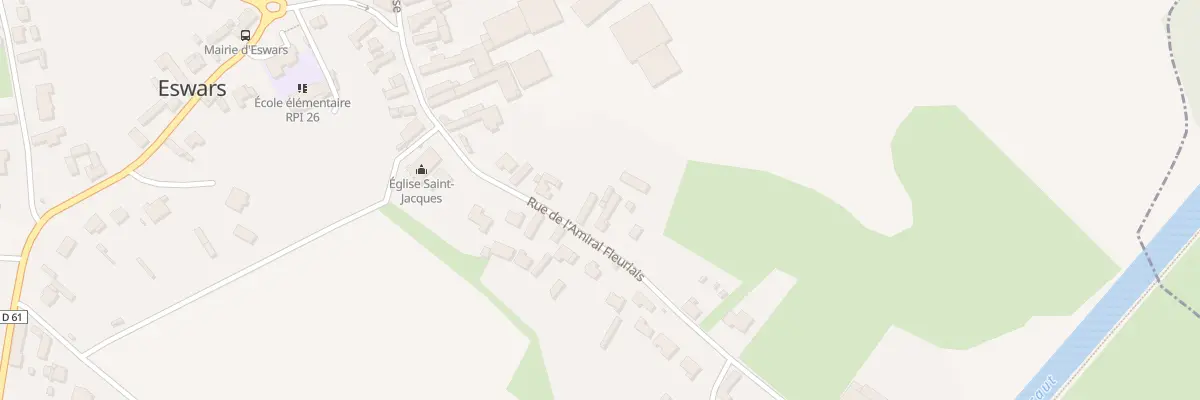 Plan du 8 Rue de l’Amiral Fleuriais à Eswars