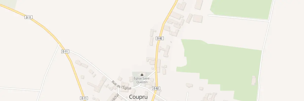 Plan du 3B Rue Principale à Coupru