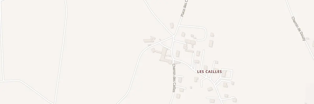 Plan du 34 Pl des Cailles à Saulcet