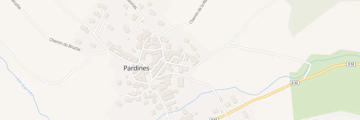 Plan du 2 Imp du Puits à Pignols