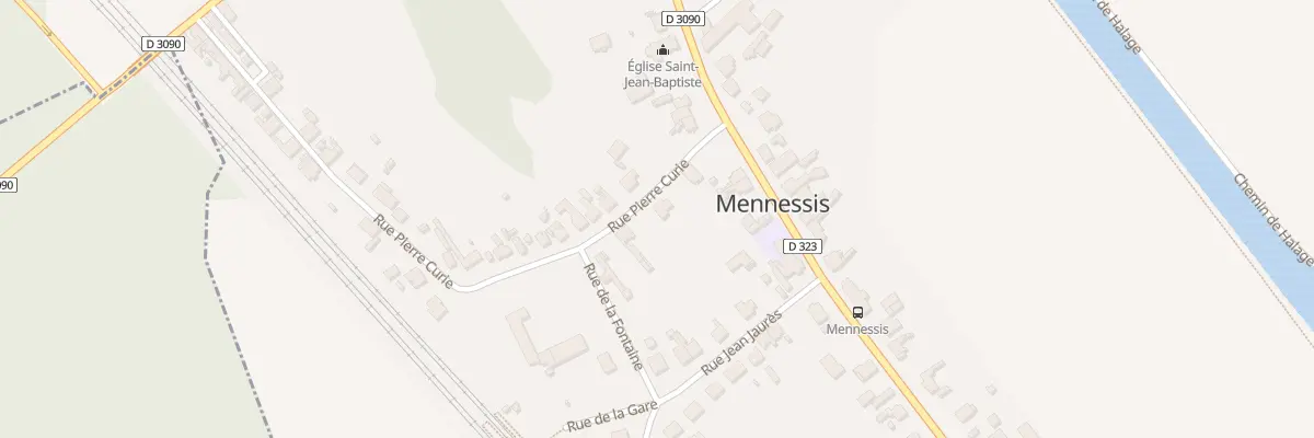 Plan du 4 Rue Pierre Curie à Mennessis