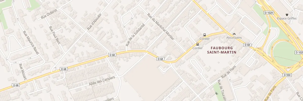 Plan du 52 Rue du Docteur Cordier à Saint-Quentin