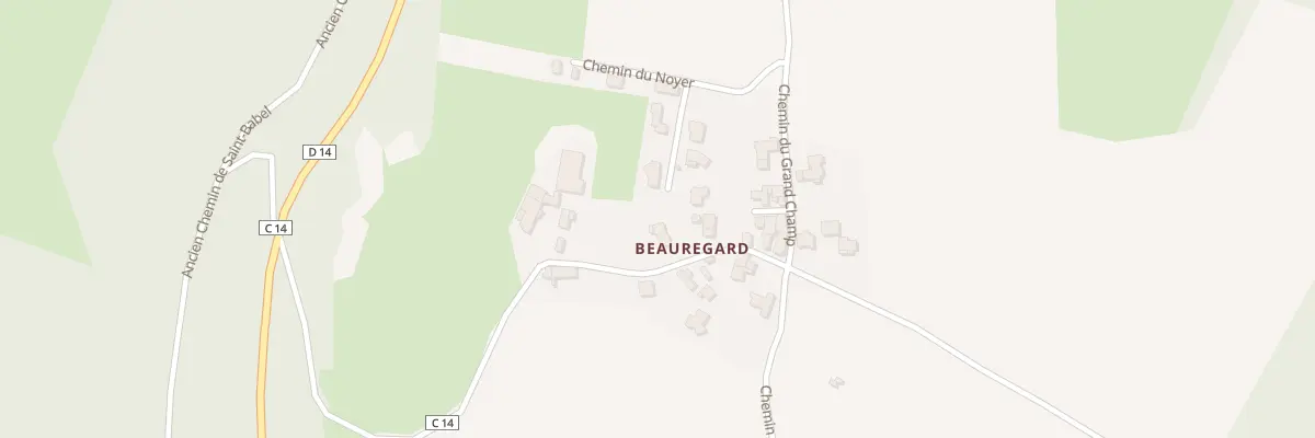 Plan du 5045 Beauregard à Orbeil