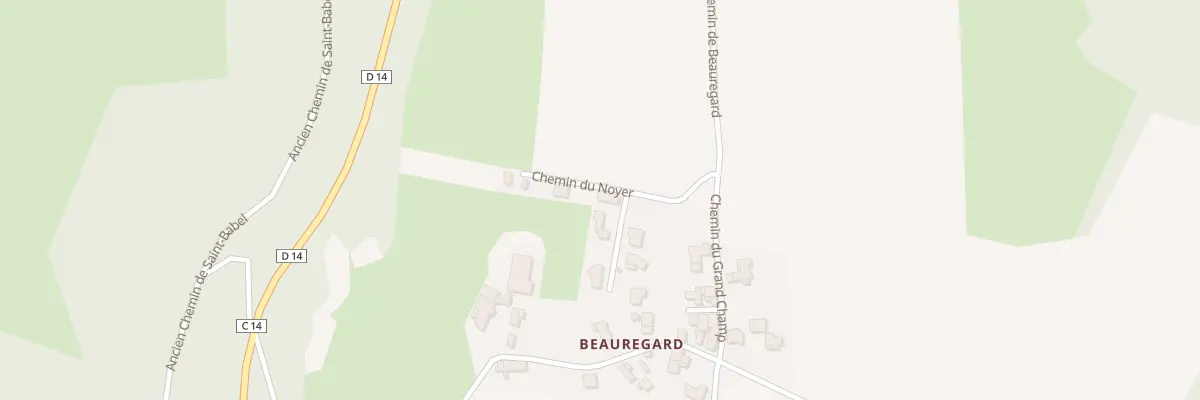 Plan du 5060 Beauregard à Orbeil