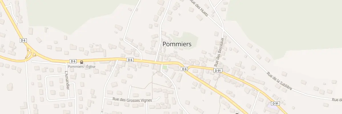 Plan du 6 Rue du 11 Novembre 1918 à Pommiers