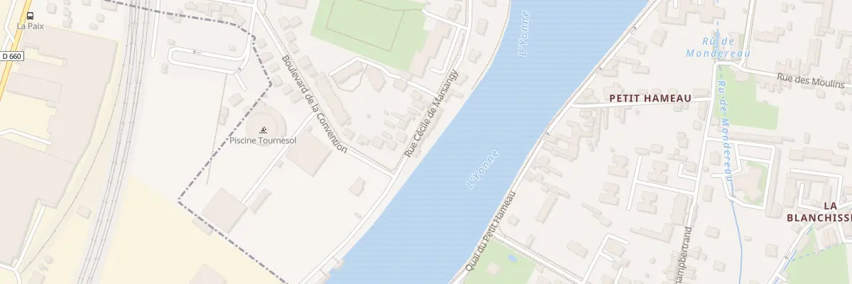Plan du 51 Rue Cécile de Marsangy à Sens