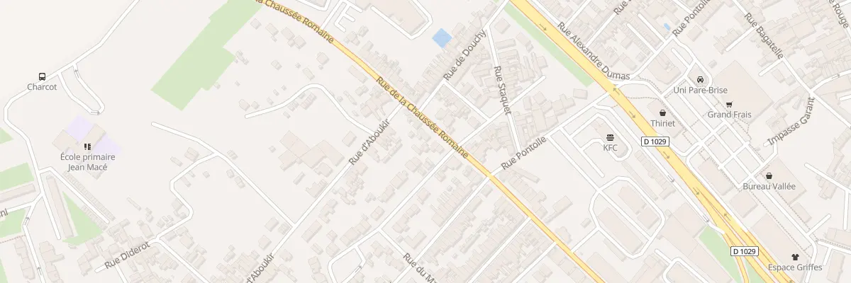 Plan du 91 Rue de la Chaussée Romaine à Saint-Quentin