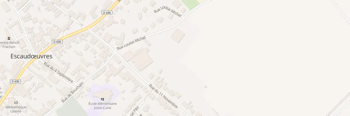 Plan du 7 Rue du Onze Novembre à Escaudœuvres