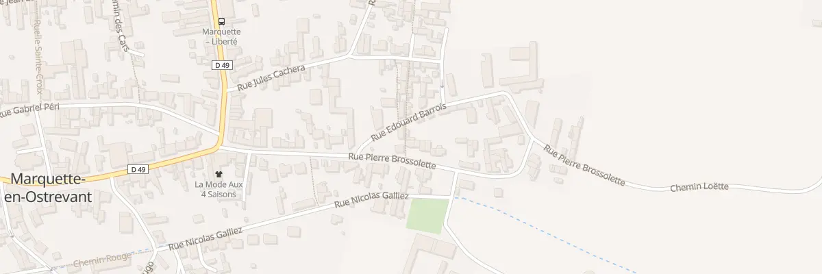 Plan du 30 Rue Pierre Brossolette à Marquette-en-Ostrevant