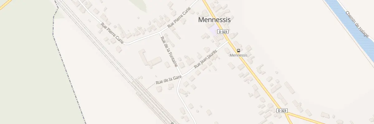 Plan du 13 Rue Jean Jaurès à Mennessis