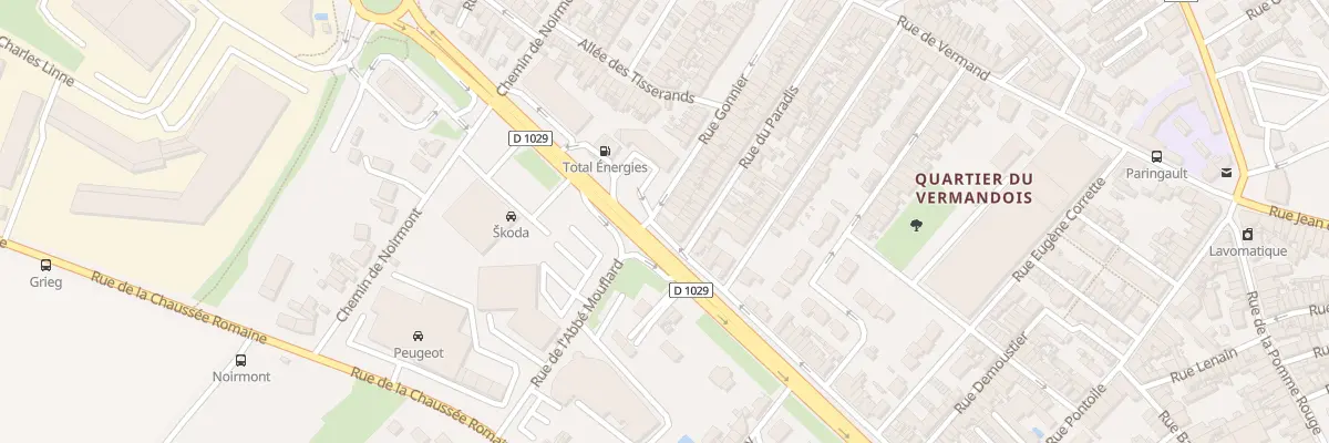 Plan du 71 Rue Gonnier à Saint-Quentin
