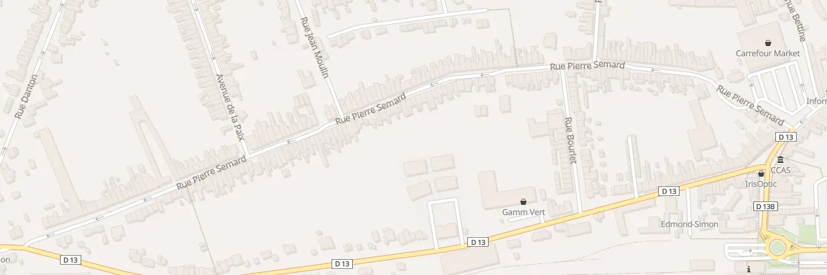 Plan du 105 Rue Pierre Semard à Somain