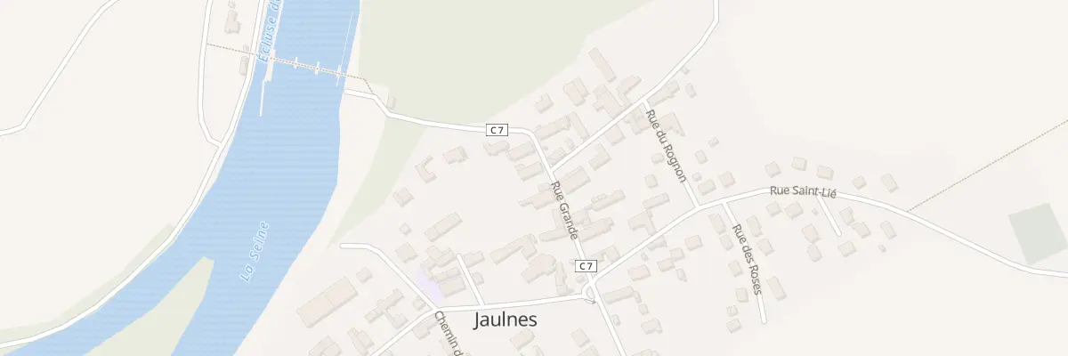 Plan du 35 Rue Grande à Jaulnes