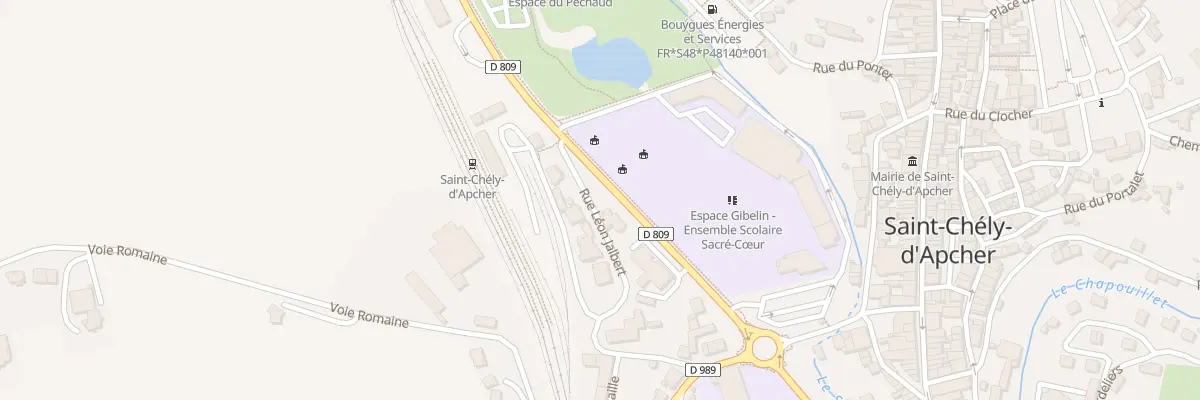 Plan du 6 Rue Léon Jalbert à Saint-Chély-d’Apcher