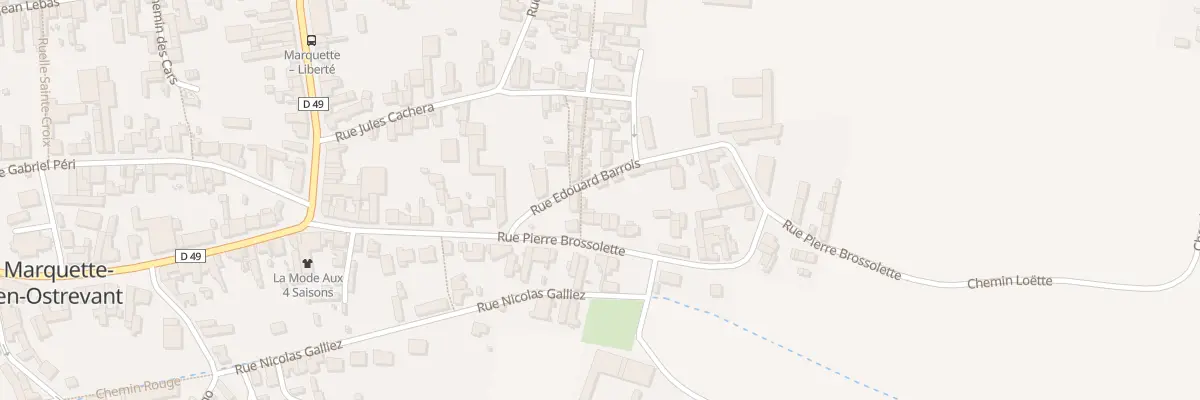 Plan du 30B Rue Pierre Brossolette à Marquette-en-Ostrevant