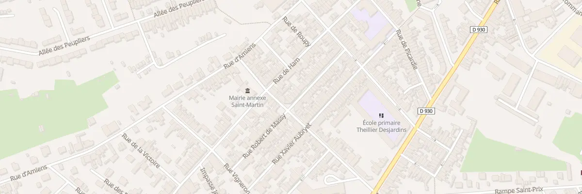Plan du 40 Rue Robert de Massy à Saint-Quentin