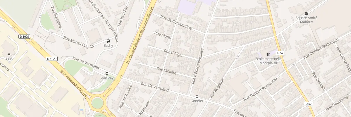 Plan du 77 Rue d’Alger à Saint-Quentin