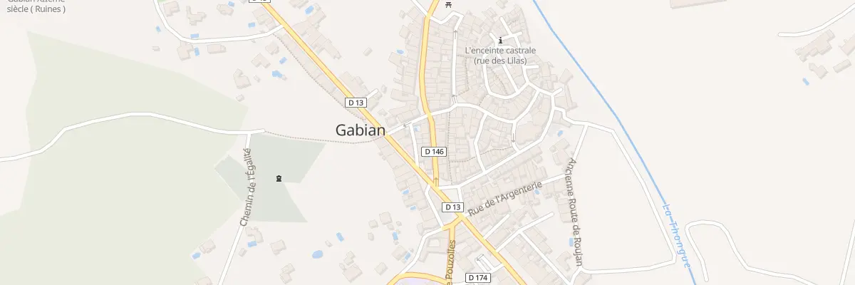 Plan du 5 Rue Barbacane à Gabian