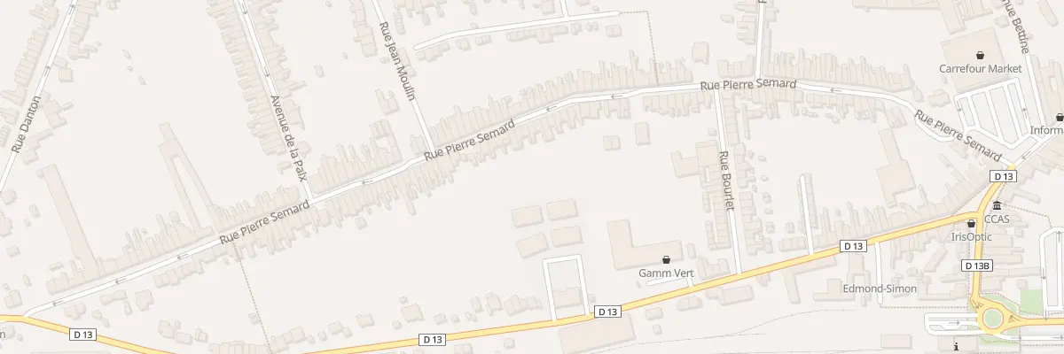 Plan du 103 Rue Pierre Semard à Somain