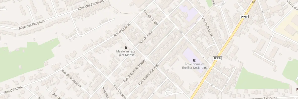 Plan du 38 Rue Robert de Massy à Saint-Quentin