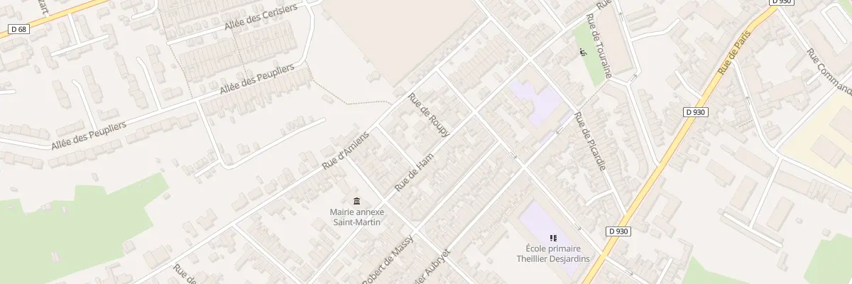Plan du 106 Rue de Ham à Saint-Quentin