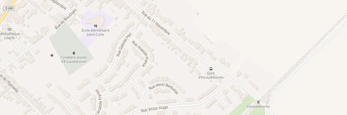 Plan du 32 Rue du Onze Novembre à Escaudœuvres