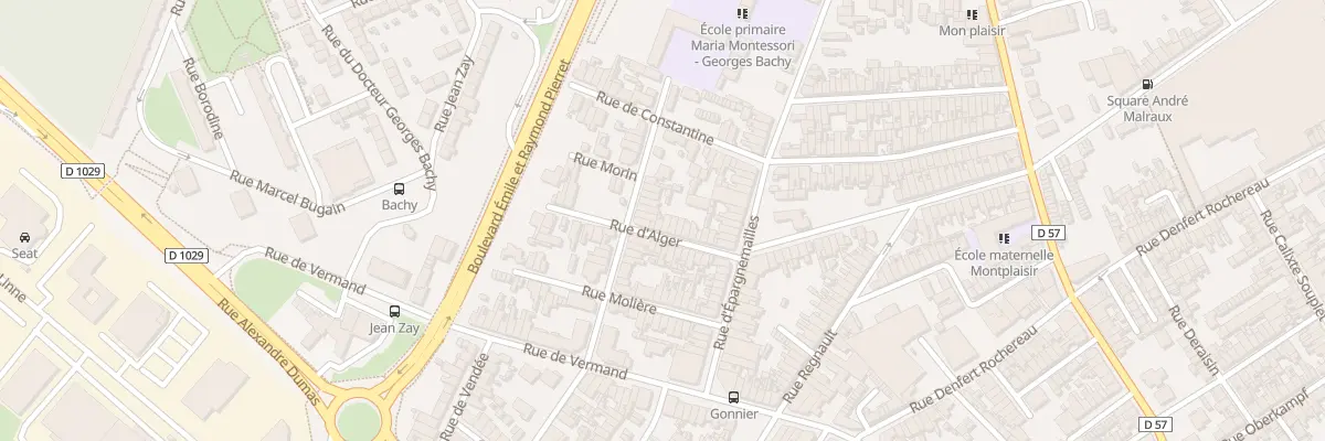 Plan du 80 Rue d’Alger à Saint-Quentin