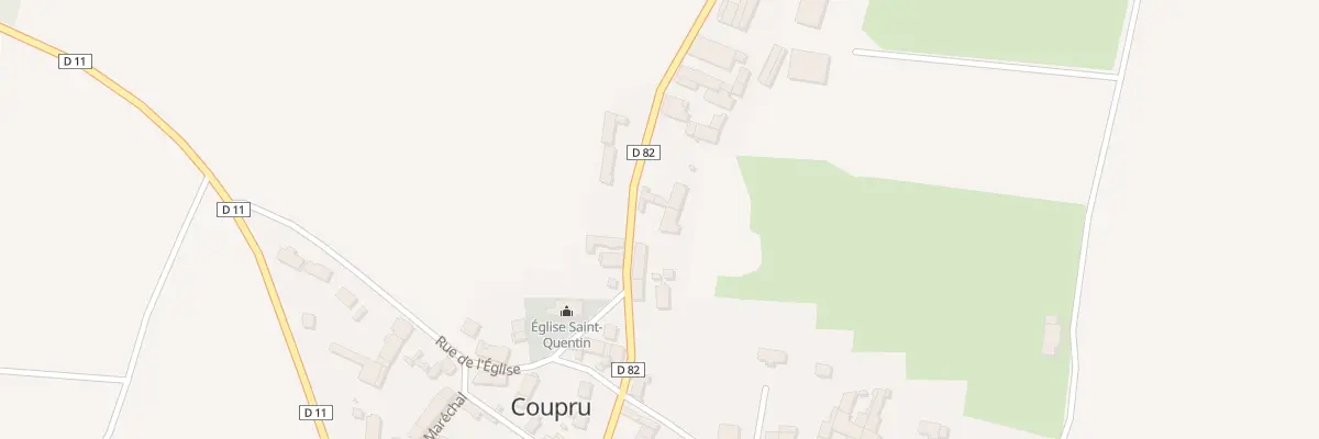 Plan du 22 Rue Principale à Coupru