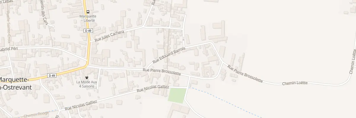 Plan du 32B Rue Pierre Brossolette à Marquette-en-Ostrevant