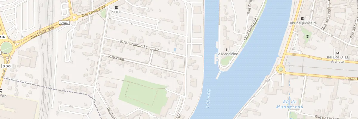 Plan du 32 Rue Cécile de Marsangy à Sens