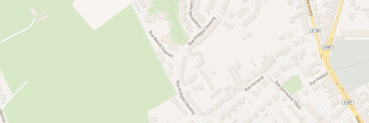 Plan du 61 Rue Philippe Devemy à Somain