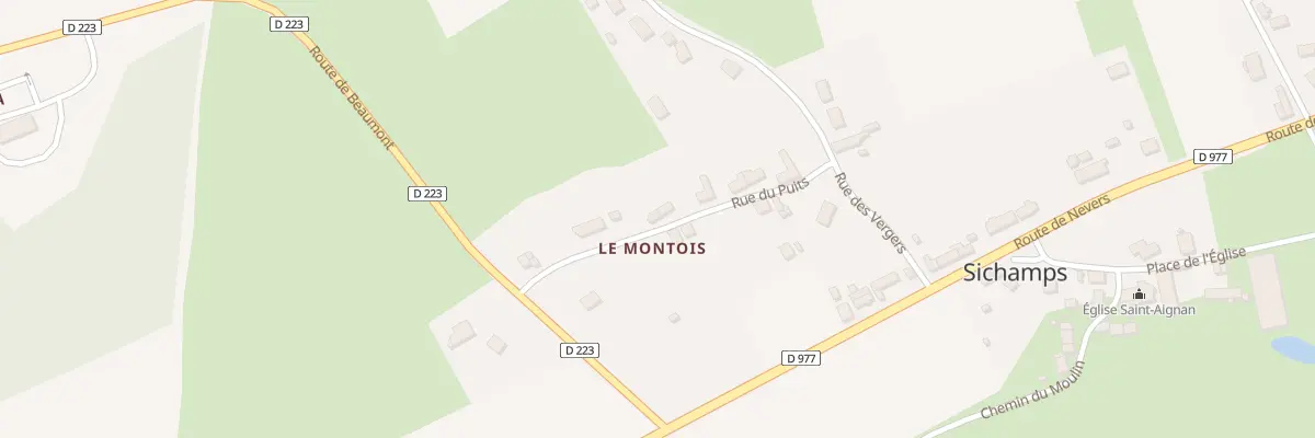Plan du 4A Rue du Puits à Sichamps