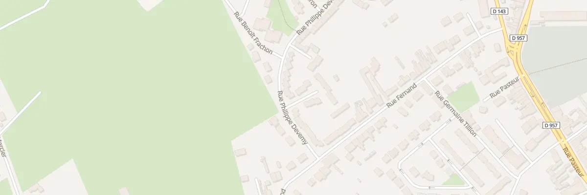 Plan du 75 Rue Philippe Devemy à Somain