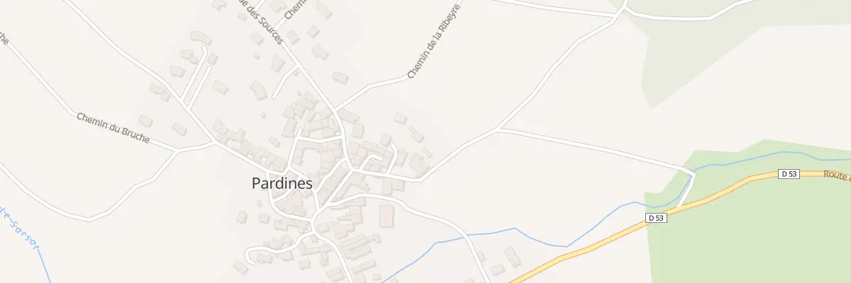 Plan du 4 Mte du Serpanoux à Pignols