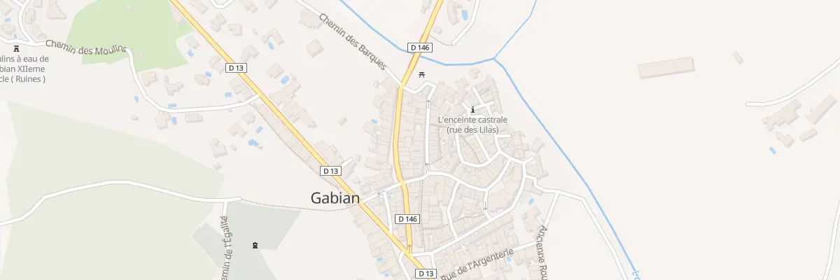Plan du 7 Rue du Théron à Gabian