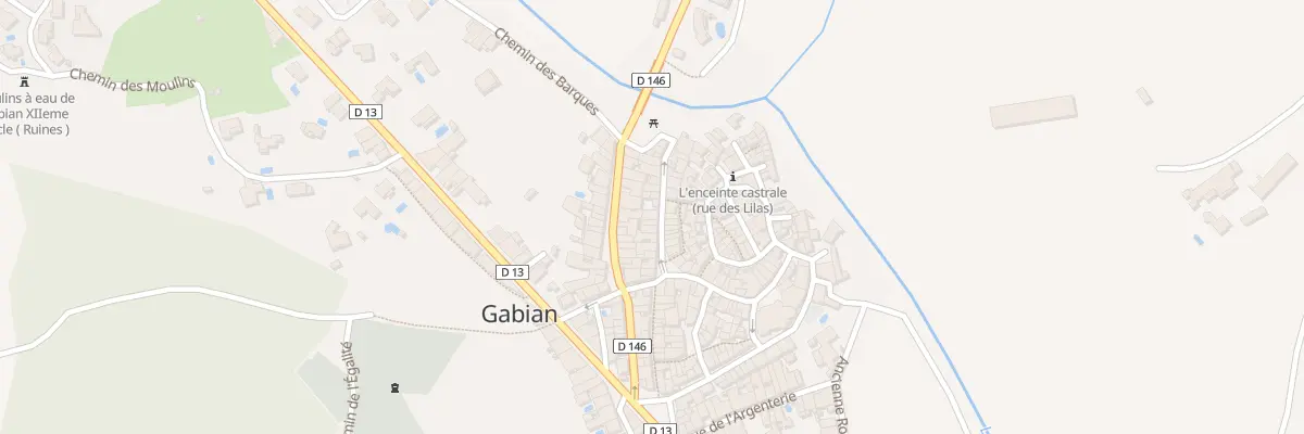 Plan du 9 Rue du Théron à Gabian