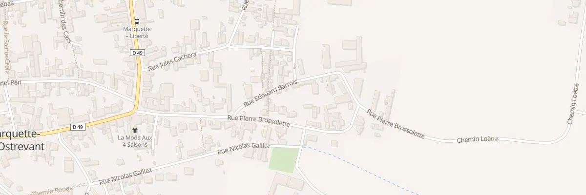 Plan du 34B Rue Pierre Brossolette à Marquette-en-Ostrevant