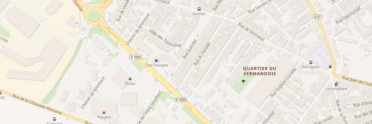 Plan du 49 Rue Gonnier à Saint-Quentin